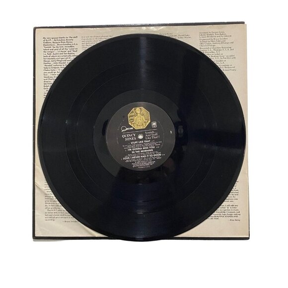 Quincy Jones – Sounds…And Stuff Like That! Original A&M Record 1978 Jazz R&B - Picture 6 of 7